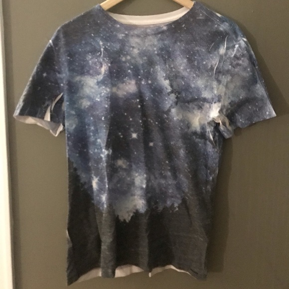on the byas Other - On the Byas men’s medium galaxy space pacsun shirt